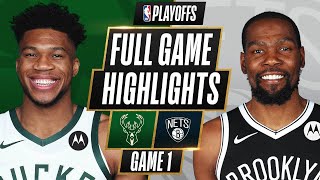 3 BUCKS at 2 NETS  FULL GAME HIGHLIGHTS  June 5 2021 [upl. by Rozamond]