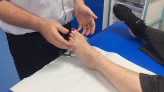 How to check for the dorsalis pedis amp anterior tibial pulse with a Doppler [upl. by Elwood]