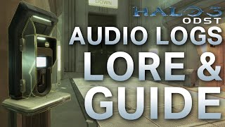 Halo 3 ODST  ALL 30 AUDIO LOGS  Record Store Owner Achievement Guide [upl. by Ahsahtan461]