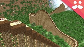 10 Builds for EPIC Minecraft Roller coasters [upl. by Ahsoem]