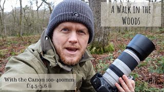 Canon 100400mm f4556 ii  A Walk in the Woods [upl. by Gayner]