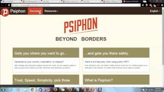 Free Internet Connect Psiphon on your Computer [upl. by Atima]