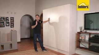 How to assemble Wardrobe Flatpack 3 Door [upl. by Levine]