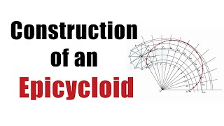 How to DRAW an EPICYCLOID CURVE Engineering Curves  Engineering Drawing [upl. by Atnas179]