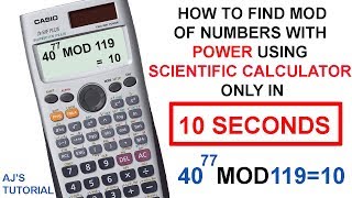 How to calculate MOD of power function [upl. by Areht]