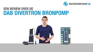 DAB Divertron Bronpomp  Onderwaterhydrofoor  Review [upl. by Ailec]