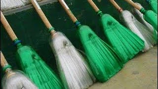 How to make a broom from plastic bottles [upl. by Damali]