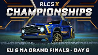 RLCS X Championships  EU amp NA Grand Finals  Day 6 [upl. by Aydne112]