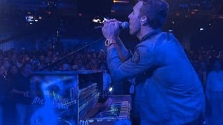 Coldplay  Clocks Live on Letterman [upl. by Enelyaj167]