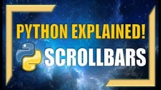 How to Create Scrollbars Using Python  Tkinter [upl. by Mayworm]