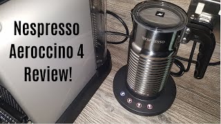 Nespresso Aeroccino 4 Milk Frother Review  Worth upgrading from the Aeroccino 3 [upl. by Cindra609]