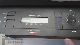 Samsung Xpress C460FW reset contatore transfer belt Reset counter [upl. by Linn]