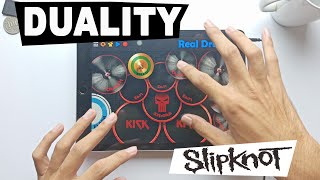 REAL DRUM COVER  Slipknot  DUALITY [upl. by Hein]