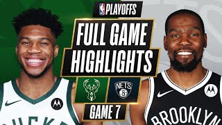 3 BUCKS at 2 NETS  FULL GAME HIGHLIGHTS  June 19 2021 [upl. by Anirpas566]