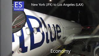 TRIP REPORT  JetBlue A321 from New York JFK to Los Angeles LAX [upl. by Ronyar296]