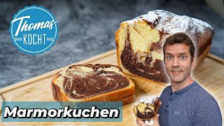 Marmorkuchen klassisch  saftig einfach und lecker [upl. by Alwyn]