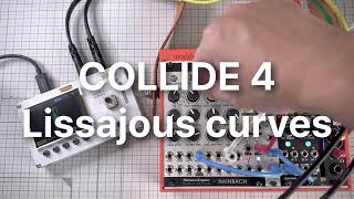 Joranalogue COLLIDE 4  Korg NTS2  Lissajous curves [upl. by Yrral]