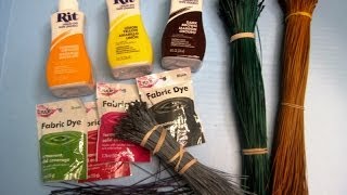 How to dye pine needles  Featuring Miriam Joy [upl. by Schwerin]