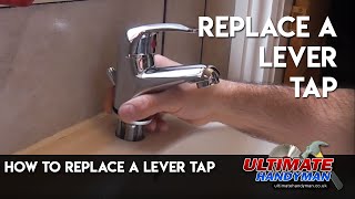 How to replace a lever tap [upl. by Daeriam]