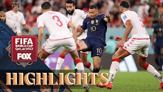 Tunisia vs France Highlights  2022 FIFA World Cup [upl. by Marleen]