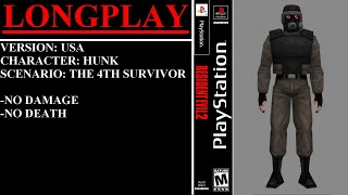 Resident Evil 2 USA PlayStation  Longplay  Hunk  The 4th Survivor [upl. by Meean]