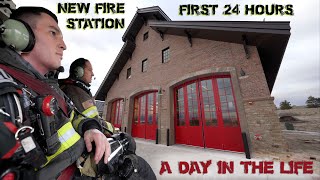 First 24 Hours in a New Fire Station  A Day in the Life [upl. by Inalel]