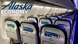 Trip Report  Alaska Airlines Economy  Boeing 737900ER  Kansas City  Seattle [upl. by Uriisa]