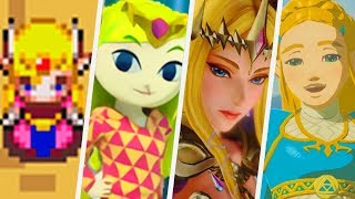 Evolution of Princess Zelda 1986  2017 [upl. by Earle970]