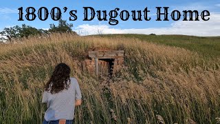 Exploring An 1800’s Pioneer Dugout Home [upl. by Esoryram382]