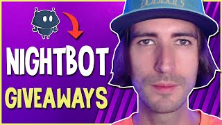 How To Do Giveaways  Nightbot tv [upl. by Tiras237]