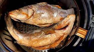 Air Fryer Whole Fish Recipe  How To Cook Whole Fish In The Air Fryer [upl. by Notlrac727]