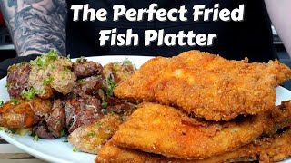 How To Fry Fish Like a Pro Plus My Favorite Potato Recipe Ever  Fathers Day Fish Fry [upl. by Paola]