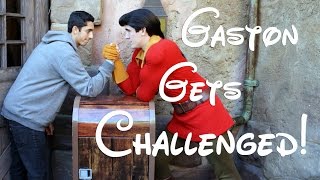 Gastons Arm Wrestling Challenge at Walt Disney World [upl. by Azilem]