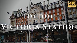 London Victoria Station Walk Through England 4K [upl. by Porta]