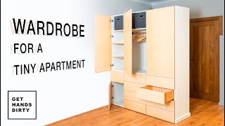 I Built a Wardrobe  Tiny Apartment Build Ep12 [upl. by Auliffe889]