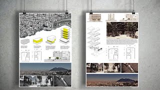 ✔️Cómo hacer Paneles de arquitectura  Láminas arquitectónicas [upl. by Suirtimid]