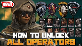 How To Unlock ALL OPERATORS in Vanguard Vanguard [upl. by Acceb694]