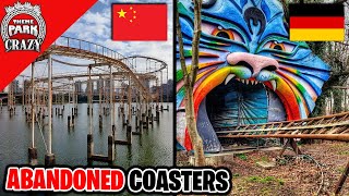 Top 10 ABANDONED Roller Coasters Left to Rot [upl. by Onirefez]