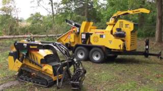 DR Wood chipper  165 self feeding review and first use [upl. by Roper]