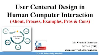 HCI 17 User Centered Design UCD Process with Examples [upl. by Whyte601]