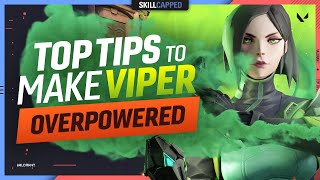 5 Pro Tips ONLY VIPER MAINS Know Valorant Agent Guide [upl. by Edee]