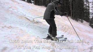 Learn To Ski Moguls  Green Line Mogul Skiing Technique Demo [upl. by Lagiba]