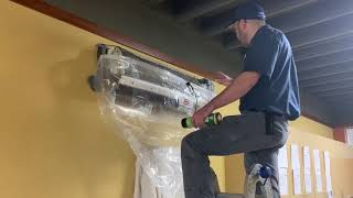 Ductless Mini Split Cleaning [upl. by Sherrie]