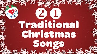 21 Traditional Christmas Carols with Lyrics [upl. by Mialliw]