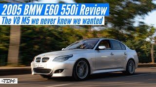 2005 BMW E60 550i Review Rarer than an E60 M5 in India  Autoculture [upl. by Ledarf]