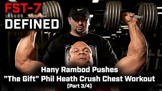 FST7 DEFINED Hany Rambod Pushes Jay Cutler in a Brutal Arm Workout Part 44 [upl. by Yoong]