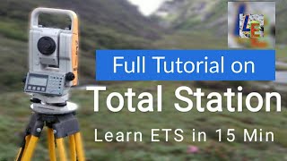 TOTAL STATION TUTORIAL  CENTERING LEVELLING ORIENTATION  LEICA TS11 [upl. by Sorcha]