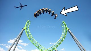 10 Craziest Roller Coasters in the World [upl. by Aratehs]