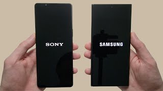 Sony Xperia 1 V vs Galaxy S23 Ultra Speed Test Speakers Battery amp Camera Test [upl. by Eseerehc]