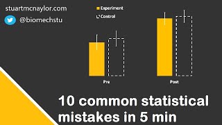 Ten Statistical Mistakes in 5 Min [upl. by Annaik]